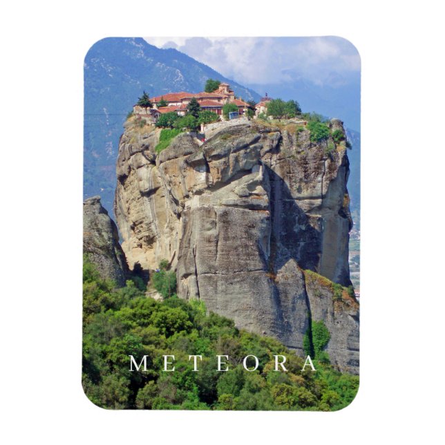 Magnet Flexible Monastère Meteora vue réfrigérateur aimant (Vertical)