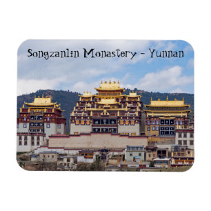 Magnet Flexible Monastère Tibétain de Songzanlin - Yunnan, Chine