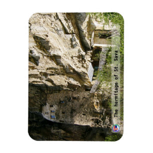 Magnet Flexible MONASTÈRES SERBES - L'ermitage de St. Sava 2