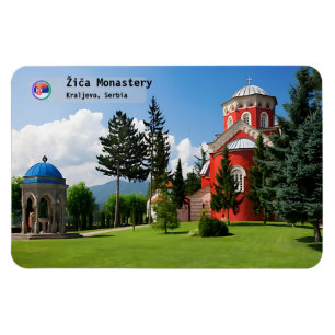 Magnet Flexible MONASTÈRES SERBES - Monastère de Žiča 2