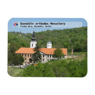 Magnet Flexible MONASTÈRES SERBES - Monastère orthodoxe de Kuveždi