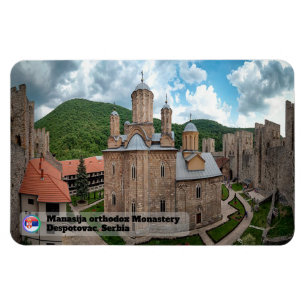 Magnet Flexible MONASTÈRES SERBES - Monastère orthodoxe de Manasij