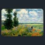 Magnet Flexible Monet - Champ de pavot, Argenteuil, Art impression<br><div class="desc">Champ de pavot,  Argenteuil,  fine art peinture vintage de l'artiste français Claude Monet</div>