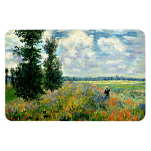 Magnet Flexible Monet - Champ de pavot, Argenteuil, Art impression