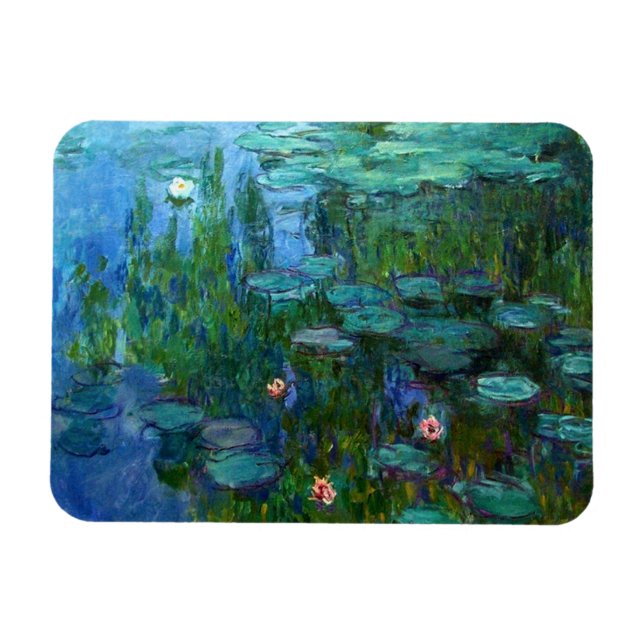 Magnet Flexible Monet Nympheas Lys d'eau Aimant (Horizontal)