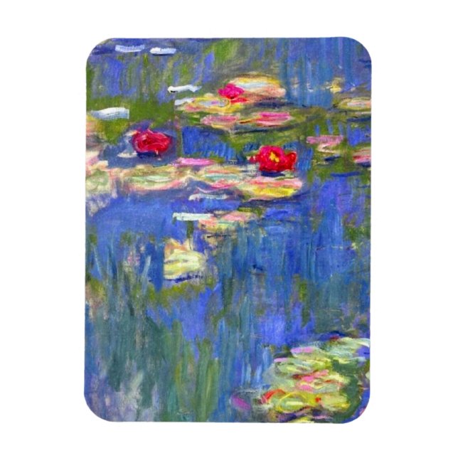 Magnet Flexible Monet Water Lilies (Vertical)
