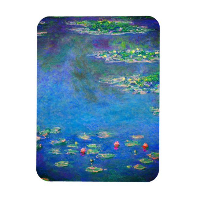 Magnet Flexible Monet Water Lilies 1906 (Vertical)