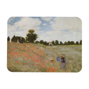Magnet Flexible Monet's Poppy field.