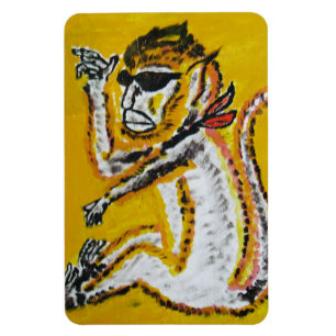 Magnet Flexible Monkey Circus Art