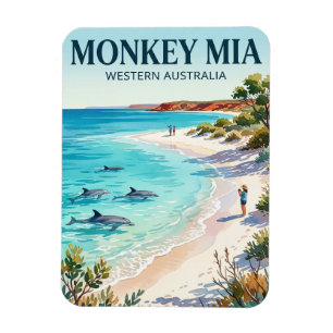 Magnet Flexible Monkey Mia Australie