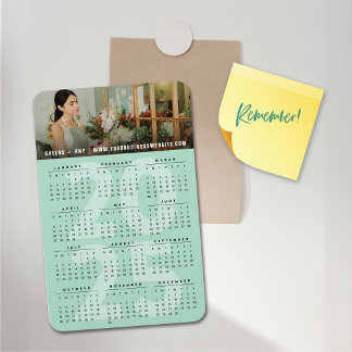 Magnet Flexible Monnaie Moderne 2025 Calendrier Vacances Simple Ph