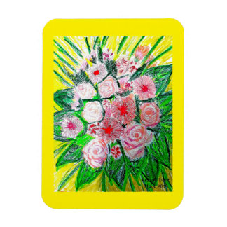 Magnet Flexible Monochromatic, Rosas, Dianthus caryophyllus, Gerb