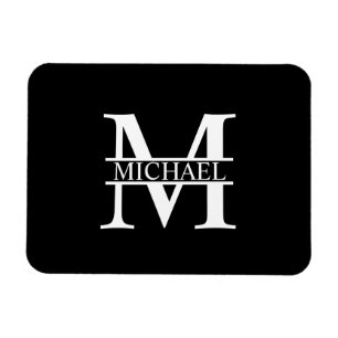 Magnet Flexible Monogramme et nom personnalisés