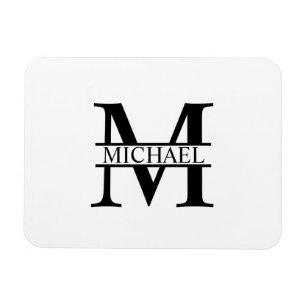 Magnet Flexible Monogramme et nom personnalisés