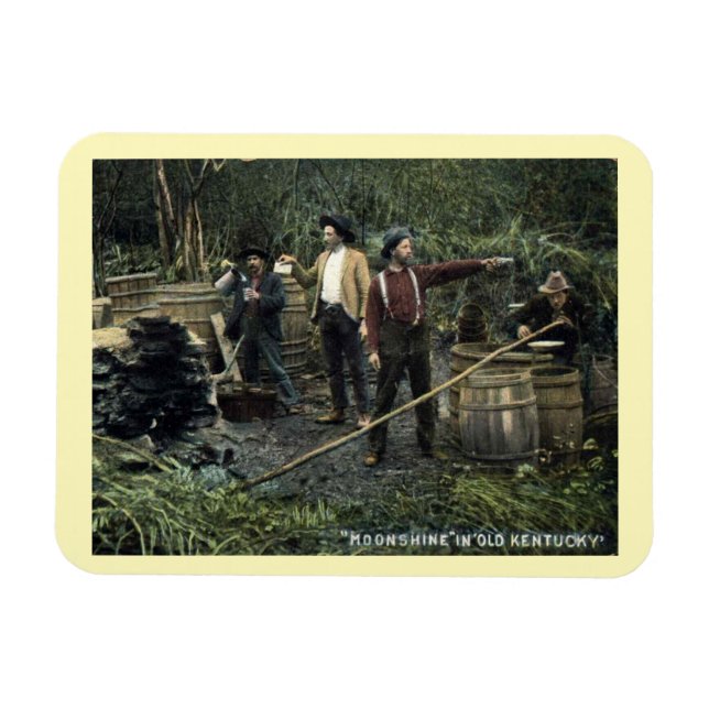 Magnet Flexible Monshine dans le Vieux Kentucky Vintage (Horizontal)