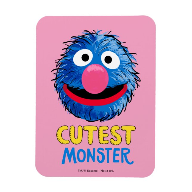 Magnet Flexible Monstre à la fin de cette histoire | Grover (Vertical)