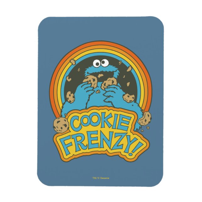 Magnet Flexible Monstre de cookies vintages | Cookie Frenzy (Vertical)