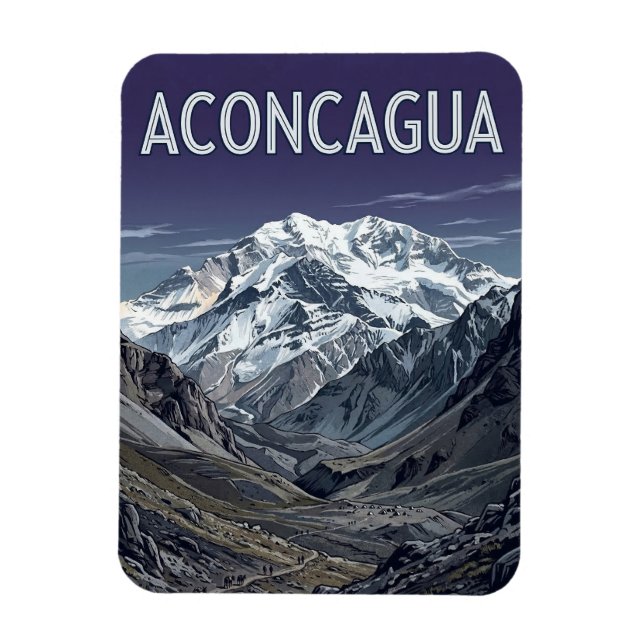 Magnet Flexible Mont Aconcagua (Vertical)