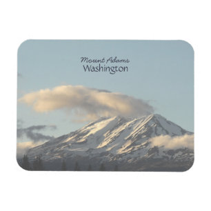 Magnet Flexible Mont Adams Washington Big Cloud Photo Pittoresque