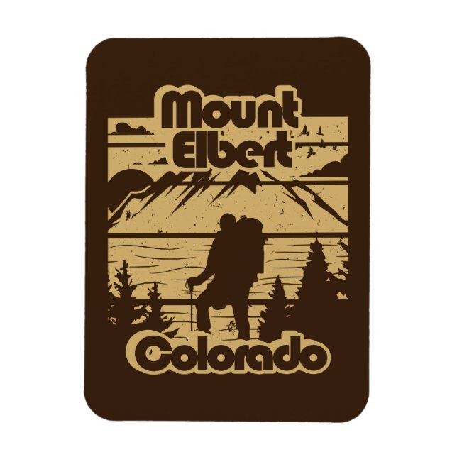 Magnet Flexible Mont Elbert Colorado (Vertical)