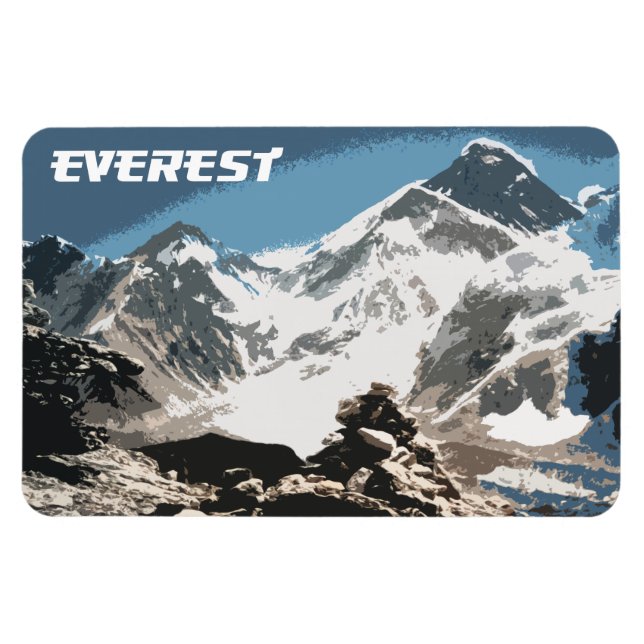 Magnet Flexible Mont Everest View, Népal (Horizontal)
