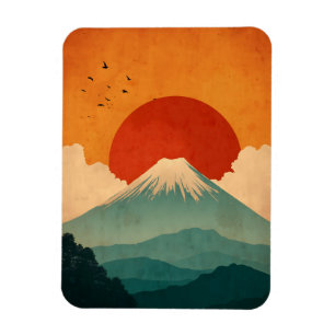 Magnet Flexible Mont Fuji vintage