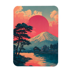 Magnet Flexible Mont Fuji vintage