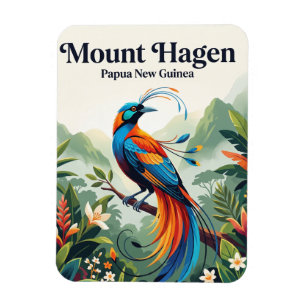 Magnet Flexible Mont Hagen Papouasie-Nouvelle-Guinée