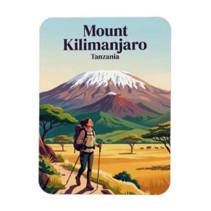 Magnet Flexible Mont Kilimanjaro Tanzanie