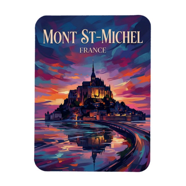 Magnet Flexible Mont Saint-Michel France (Vertical)