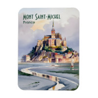 Mont Saint-Michel France Impressioniste Aquarelle