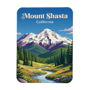 Magnet Flexible Mont Shasta Californie