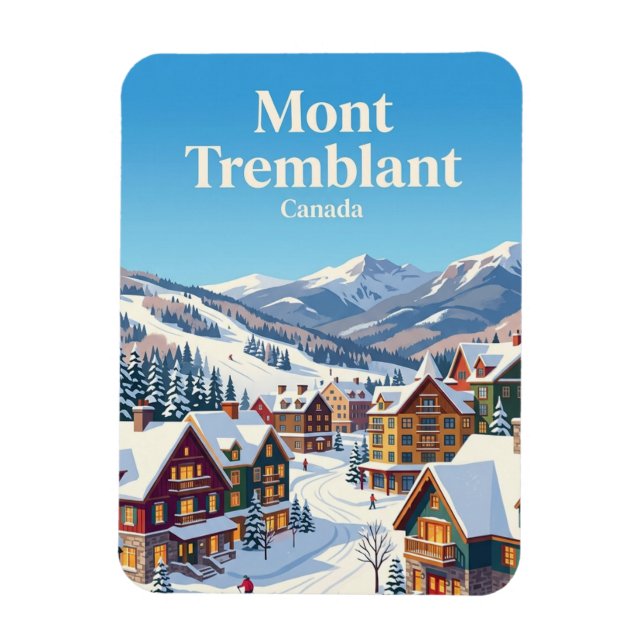 Magnet Flexible Mont Tremblant Canada (Vertical)