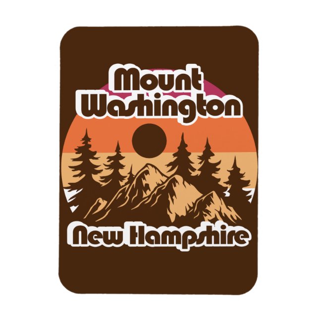 Magnet Flexible Mont Washington New Hampshire (Vertical)