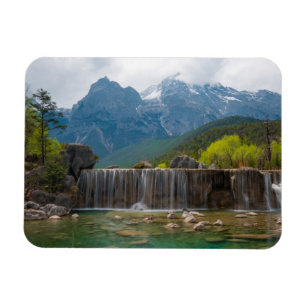 Magnet Flexible Montagne de neige de dragon de jade de la vallée 