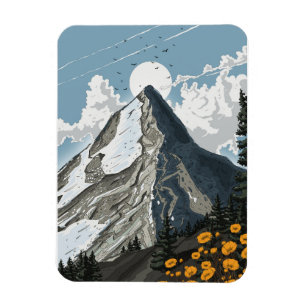 Magnet Flexible Montagne enneigée de Suisse