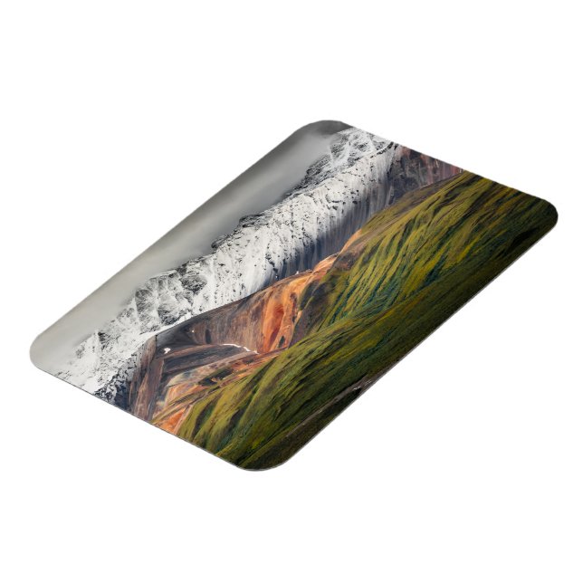 Magnet Flexible Montagne polychrome, Denali NP, Alaska (Côté Gauche)