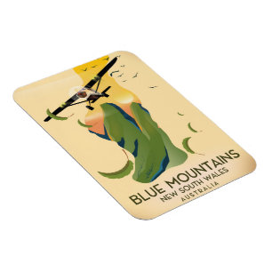 Magnet Flexible Montagnes Bleues Nouvelle-Galles du Sud Australie