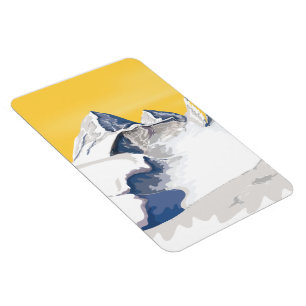 Magnet Flexible Montagnes de ski