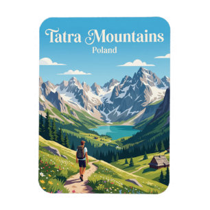 Magnet Flexible Montagnes de Tatra Pologne