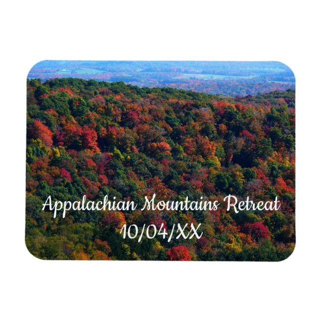 Magnet Flexible Montagnes des Appalaches à l'automne (Horizontal)