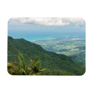 Magnet Flexible montagnes du luquillo surplombant le littoral de P