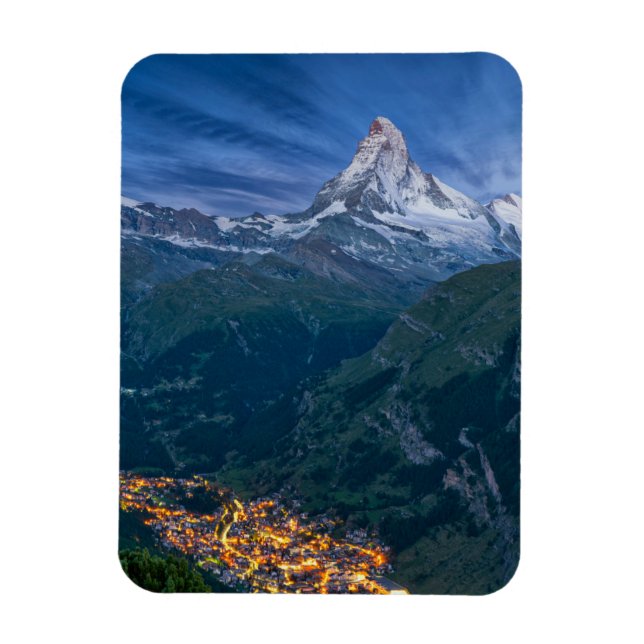 Magnet Flexible Montagnes | Le Cervin, Zermatt, Alpes suisses (Vertical)