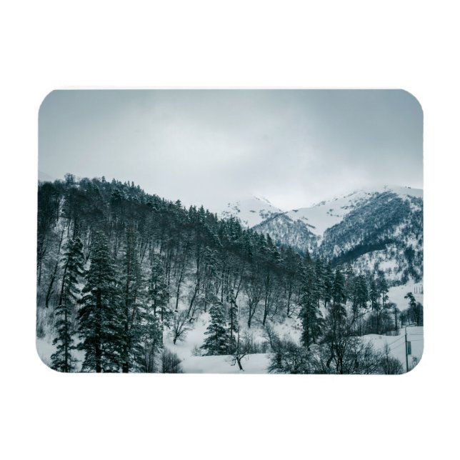Magnet Flexible Montagnes neigeuses en Géorgie (Horizontal)