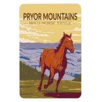 Montagnes Pryor Wild Horse Range Vintage