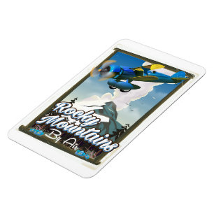 Magnet Flexible Montagnes Rocheuses par Air!