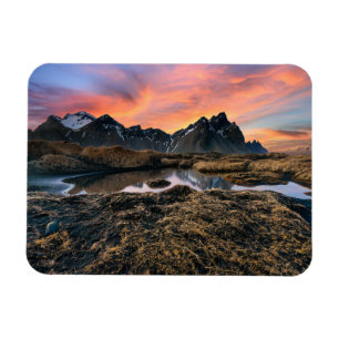Magnet Flexible Montagnes   Vesturhorn Mountain Islande