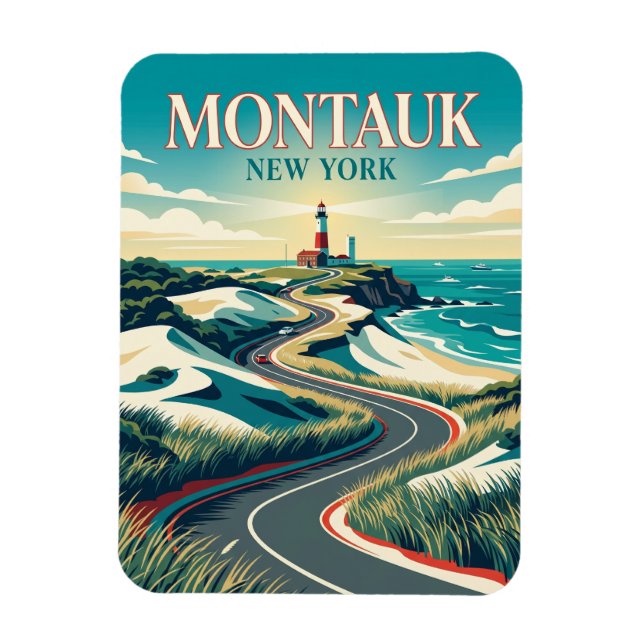 Magnet Flexible Montauk États-Unis (Vertical)