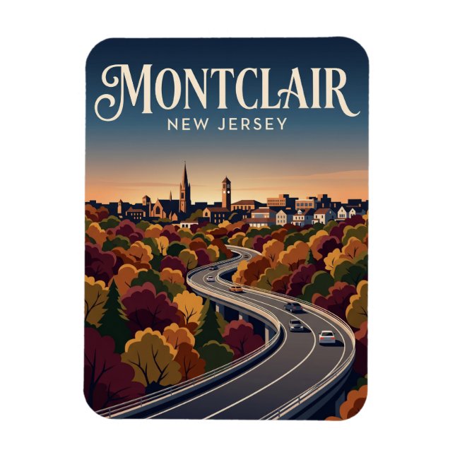 Magnet Flexible Montclair New Jersey (Vertical)