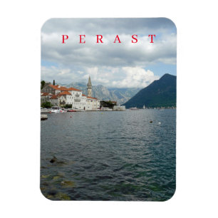 Magnet Flexible Monténégro Aimant de vue panoramique Perast